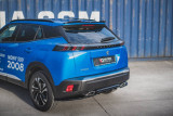 Maxton Design Spoiler zadního nárazníku s žebrováním Peugeot 2008 Mk2 - texturovaný plast