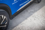 Maxton Design Prahové lišty Peugeot 2008 Mk2 - černý lesklý lak