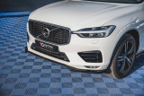 Maxton Design Spoiler předního nárazníku Volvo XC60 Mk2 R-Design V.1 - černý lesklý lak