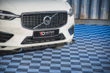 Maxton Design Spoiler předního nárazníku Volvo XC60 Mk2 R-Design V.2 - karbon