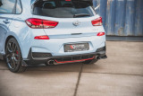 Maxton Design Boční lišty zadního nárazníku Hyundai I30N Mk3 V.6 - černý lesklý lak