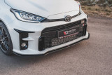 Maxton Design Zesílený spoiler předního nárazníku Racing Toyota GR Yaris Mk4 - červeno-černá