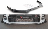 Maxton Design Zesílený spoiler předního nárazníku Racing s křidélky Toyota GR Yaris Mk4 - červeno-černá