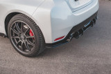 Maxton Design Zesílené boční lišty zadního nárazníku Racing Toyota GR Yaris Mk4 - černá