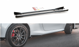 Maxton Design Zesílené prahové lišty Racing s křidélky Toyota GR Yaris Mk4 - černá
