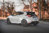 Maxton Design Zesílené prahové lišty Racing s křidélky Toyota GR Yaris Mk4 - červeno-černá