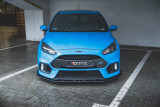 Maxton Design Zesílený spoiler předního nárazníku Racing Ford Focus RS Mk3 V.2 - černá