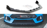 Maxton Design Zesílený spoiler předního nárazníku Racing Ford Focus RS Mk3 V.2 - červeno-černá