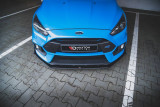 Maxton Design Zesílený spoiler předního nárazníku Racing Ford Focus RS Mk3 V.2 - červeno-černá