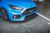 Maxton Design Zesílený spoiler předního nárazníku Racing Ford Focus RS Mk3 V.2 - červeno-černá