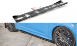Maxton Design Zesílené prahové lišty Racing s křídélky Ford Focus RS Mk3 - červeno-černá