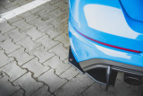 Maxton Design Zesílené boční lišty zadního nárazníku Racing Ford Focus RS Mk3 - černá