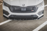 Maxton Design Spoiler předního nárazníku Škoda Octavia IV RS V.3 - karbon