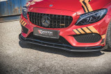 Maxton Design Zesílený spoiler předního nárazníku Racing Mercedes AMG C43 Coupe (C205) - červeno-černá