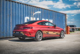 Maxton Design Zesílené boční lišty zadního nárazníku Racing Mercedes AMG C43 Coupe (C205) - černá