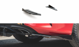 Maxton Design Zesílené boční lišty zadního nárazníku Racing Mercedes AMG C43 Coupe (C205) - červeno-černá