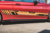 Maxton Design Zesílené prahové lišty Racing Mercedes AMG C43 Coupe (C205) - červeno-černá
