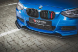 Maxton Design Zesílený spoiler předního nárazníku s křidélky Racing BMW M135i F20 - černá