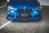 Maxton Design Zesílený spoiler předního nárazníku s křidélky Racing BMW M135i F20 - černá