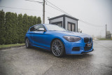 Maxton Design Zesílené prahové lišty Racing BMW M135i F20 - černá