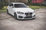 Maxton Design Zesílený spoiler předního nárazníku Racing BMW 1 M-Paket / M140i F20 Facelift V.3 - černá