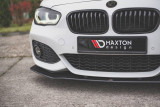 Maxton Design Zesílený spoiler předního nárazníku Racing BMW 1 M-Paket / M140i F20 Facelift V.3 - červeno-černá