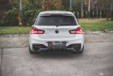 Maxton Design Zesílené boční lišty zadního nárazníku Racing BMW 1 M-Paket / M140i F20 Facelift V.3 - černá