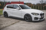 Maxton Design Zesílené prahové lišty Racing BMW M135i / M140i F20 V.2 - červeno-černá
