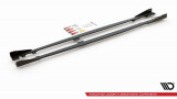 Maxton Design Zesílené prahové lišty s křidélky Racing BMW M135i / M140i F20 V.2 - černá