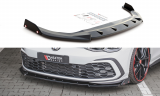 Maxton Design Spoiler předního nárazníku VW Golf VIII GTI V.3 - černý lesklý lak