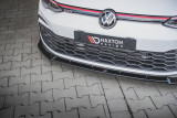 Maxton Design Spoiler předního nárazníku VW Golf VIII GTI V.3 - černý lesklý lak