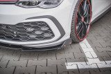 Maxton Design Spoiler předního nárazníku VW Golf VIII GTI V.3 - černý lesklý lak