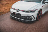 Maxton Design Spoiler předního nárazníku VW Golf VIII GTI V.5 - texturovaný plast