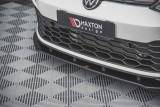 Maxton Design Zesílený spoiler předního nárazníku Racing VW Golf VIII GTI - červeno-černá