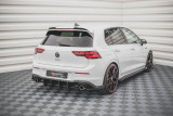 Maxton Design Zesílené boční lišty zadního nárazníku s křidélky Racing VW Golf VIII GTI - černá