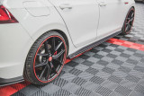 Maxton Design Zesílené prahové lišty Racing VW Golf VIII GTI - červeno-černá