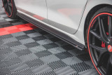 Maxton Design Zesílené prahové lišty Racing VW Golf VIII GTI - červeno-černá