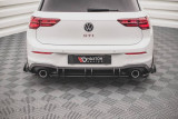 Maxton Design Zesílený zadní difuzor Racing VW Golf VIII GTI V.2 - černá