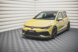 Maxton Design Spoiler předního nárazníku VW Golf VIII GTI Clubsport V.1 - černý lesklý lak