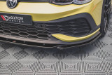 Maxton Design Spoiler předního nárazníku VW Golf VIII GTI Clubsport V.2 - texturovaný plast