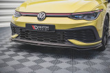 Maxton Design Spoiler předního nárazníku VW Golf VIII GTI Clubsport V.3 - černý lesklý lak
