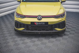 Maxton Design Spoiler předního nárazníku VW Golf VIII GTI Clubsport V.4 - texturovaný plast