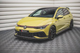 Maxton Design Spoiler předního nárazníku VW Golf VIII GTI Clubsport V.4 - černý lesklý lak