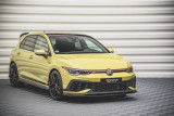 Maxton Design Zesílený spoiler předního nárazníku Racing VW Golf VIII GTI Clubsport - červeno-černá