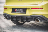 Maxton Design Zesílený zadní difuzor Racing VW Golf VIII GTI Clubsport V.1 - černá