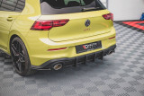 Maxton Design Zesílený zadní difuzor Racing VW Golf VIII GTI Clubsport V.2 - černá