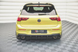 Maxton Design Zesílené boční lišty zadního nárazníku Racing VW Golf VIII GTI Clubsport - červeno-černá