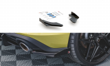 Maxton Design Zesílené boční lišty zadního nárazníku s křidélky Racing VW Golf VIII GTI Clubsport - černá