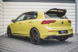 Maxton Design Zesílené boční lišty zadního nárazníku s křidélky Racing VW Golf VIII GTI Clubsport - černá