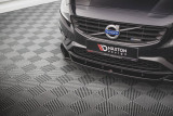 Maxton Design Spoiler předního nárazníku Volvo S60 Mk2 R-Design V.2 - texturovaný plast